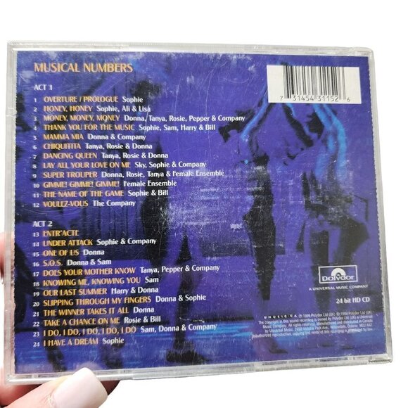 Mamma Mia! Original Cast Recording Album CD - Picture 2 of 4